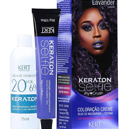 Coloração Creme Kert Keraton Selfie My Crush Lavander