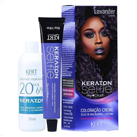 Coloração Creme Kert Keraton Selfie My Crush Lavander