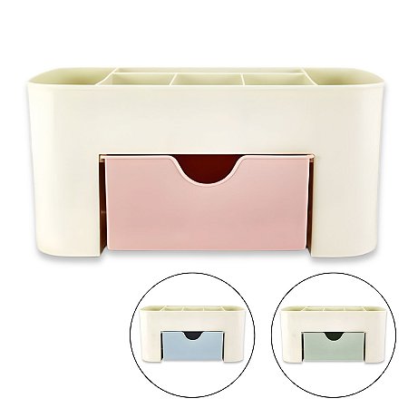 Organizador de Mesa Multifuncional Jacki Design Com 1 Gaveta Agd18596