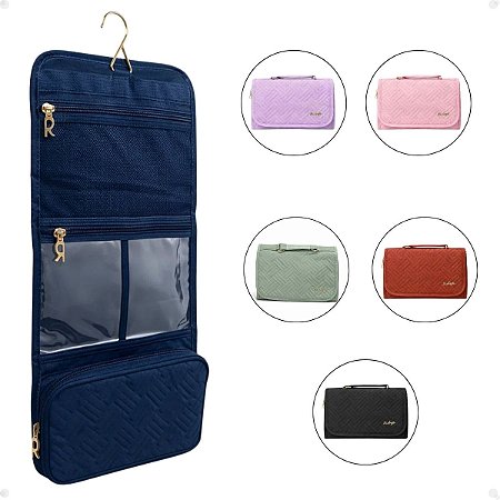 Necessaire Dobrável com Compartimentos Organizadores Ruby´s Necf-161b
