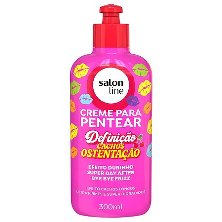 Creme Para Pentear Salon Line Definição Cachos Ostentação 300ml