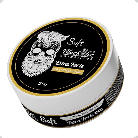 Cera Modeladora Black Fix Soft Extra Forte 130g