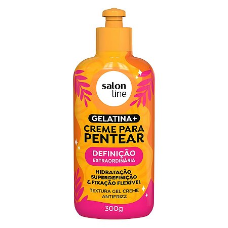 Creme Para Pentear Salon Line Gelatina + Definição Extraordinária 300g