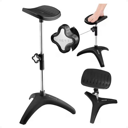 Apoio De Pés Dompel Tripe Fix Preto