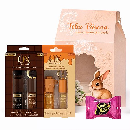 Kit Páscoa Mari Maria Glow Duo: Caramelo Salgado, Chocolate e Mimo