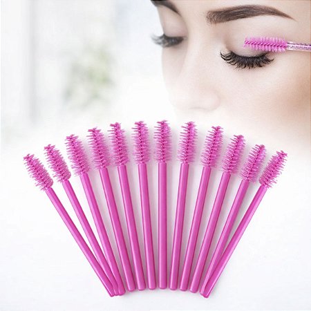 Pincel para Cílios e Sobrancelhas Meily’s Descartável Cores Variadas Mac-294