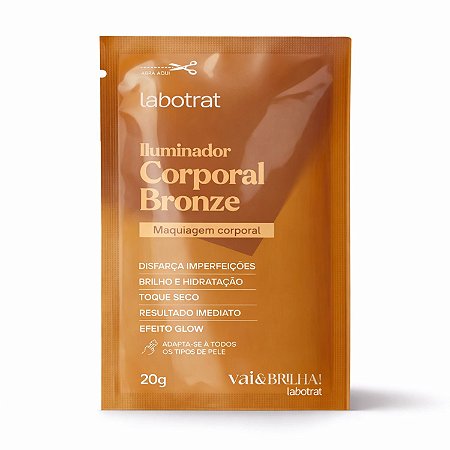 Iluminador Corporal Labotrat Vai & Brilha! Bronze 20g