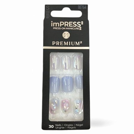 Unhas Postiças ImPress Kiss Ny Premium Ice Crystals IME04C