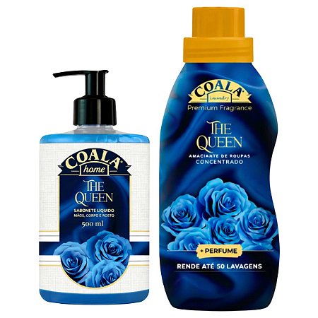 Kit Coala The Queen: Amaciante e Sabonete Líquido