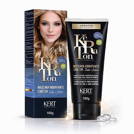 Tonalizante Kert Keraton Banho de Brilho Louro Pastel 100g