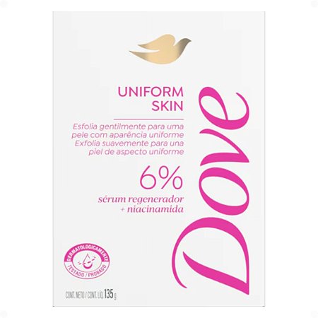 Sabonete Corporal Dove Uniform Skin Sérum Regenerador e Niacinamida 135g