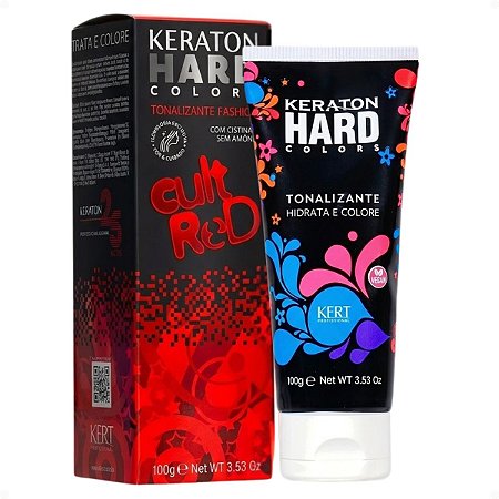 Kert Keraton Hard Colors Tonalizante Cult Red 100g