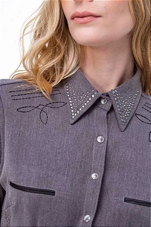 CAMISA FEMININA ANDES ANDES ZENZ WESTERN
