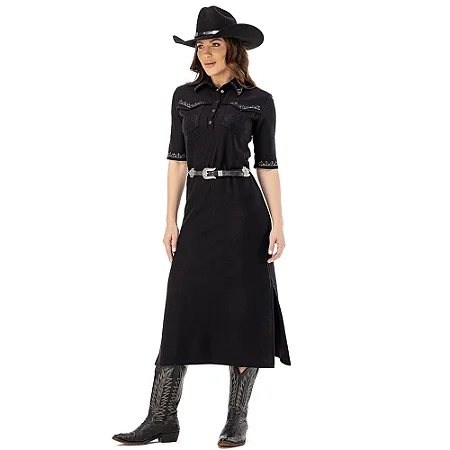 VESTIDO MIDI SHERIFF ZENZ WESTERN