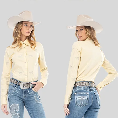 CAMISA FEMININA DAISY RANCH ZENZ WESTERN