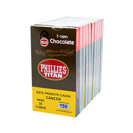 Charuto Titan Chocolate cx com 5