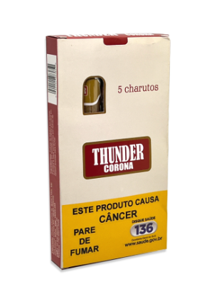 Charuto Thunder Tradicional  cx com 5