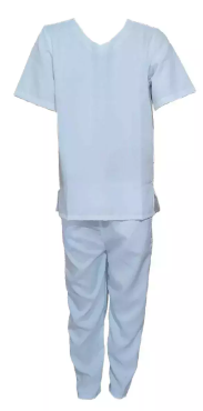 Conjunto Masculino (Oxford) branco GG/M/P