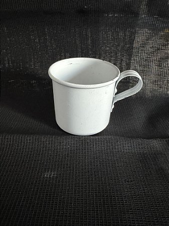 Caneca De Agata Branca 7cm