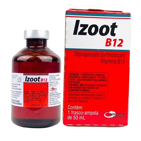 IZOOT B12 ANTIMICROBIANO INJETÁVEL 50ML