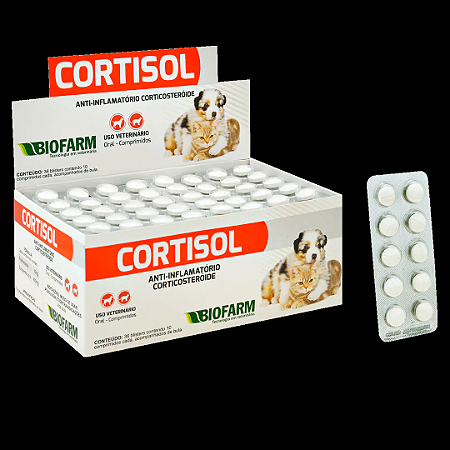 CORTISOL Comprimido 10mg cartela com 10 comprimido