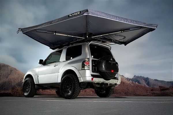 Toldo Automotivo 270º Asa de Morcego - 2mt