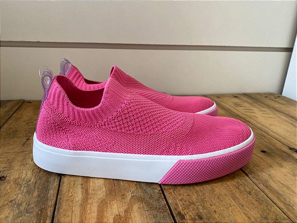 TÊNIS MEIA PETITE JOLIE  PINK - SOLADO LARANJA