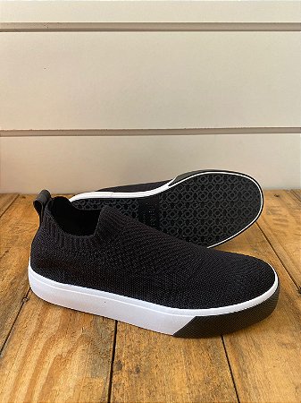 TÊNIS PETITE JOLIE - KNIT PRETO