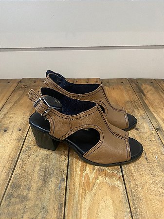 BALATORE SANDALIA CAPUCCINO COM COSTURA
