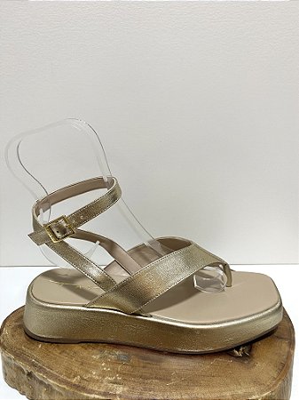PAPETE FLATFORM TABITA LUMI OURO