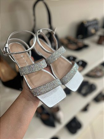 RASTEIRA TABITA SILVER LUMI STRASS