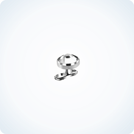 Microdermal 3mm Titânio