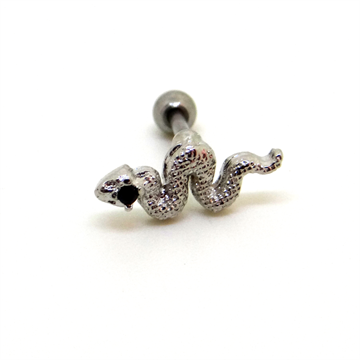 Mini Barbell Cobrinha Pedra Preta