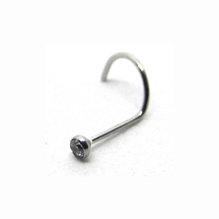 Nostril 1,5mm Haste 0,8 Branco