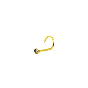 Nostril Gold 1,5mm Haste 0,8 Azul