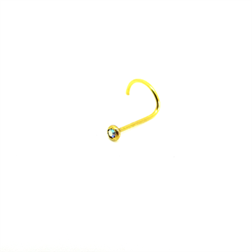 Nostril Gold 1mm Haste 0,6 Furta-Cor