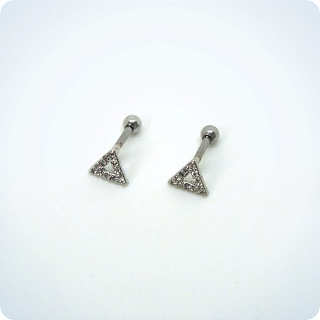 MINI BARBELL. TRIANGULO. pedras  (Unid.)