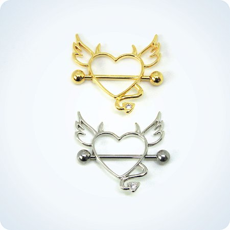 MAMILO - CORAÇÃO DIABINHO LISO. (Unid.)