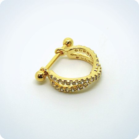 CONCH 2 LINHAS CRUZADAS COM  PEDRAS (Unid.)