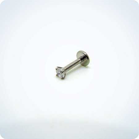 LABRET AÇO PONTO DE LUZ 3mm (Unid.)