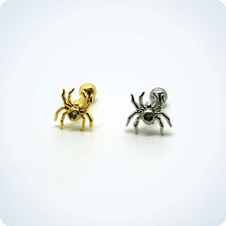 MINI BARBELL - ARANHA 1 PEDRA. (Unid.)