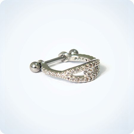 CONCH DECORADO com pedras ao redor e uma pedra central. (Unid.)