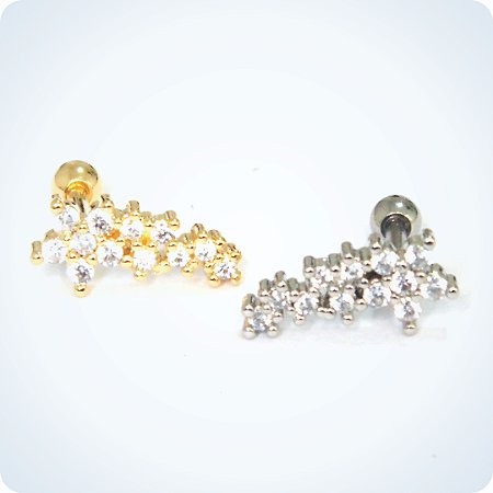 CLUSTER COMETA com PEDRAS. (Unid.)