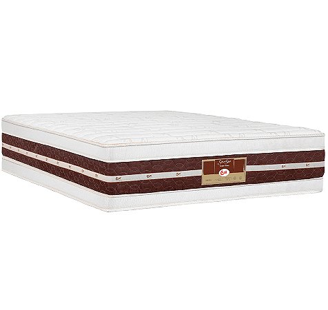 Colchao Queen Castor Silver Star Mola Pocket Hibrido Air Double Face 158X198X034