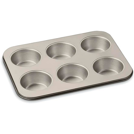 Forma Cupcake Cuisinart Grande 6 Espaços Champanhe Amb-6Jmpch