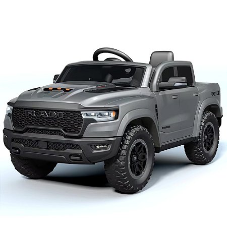 Carro Eletrico Infantil Dodge Ram 12V  Cinza - Bel