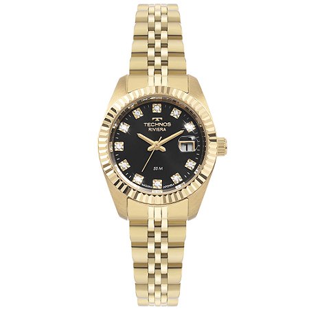 Relógio Technos Feminino Riviera Dourado