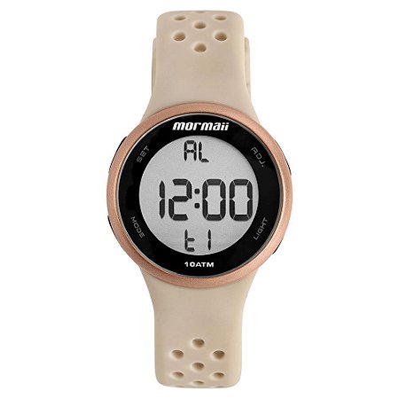 Relógio Mormaii feminino digi rosé