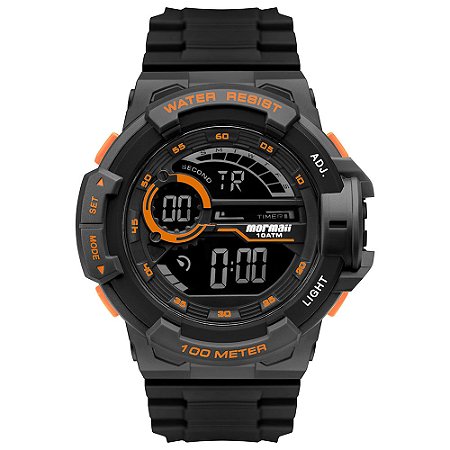 Relógio Mormaii Masculino Wave Preto