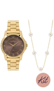 Kit Condor Feminino Elegante Dourado